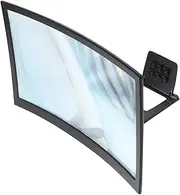jojofuny Cell Phone Amplifier Electronic Tray Mini Tray Screen Magnifier Light Accessories Mobile Phone Magnifier Magnifying Screen Amplifier Desktop Stand Mini Sign Acrylic Lens Grey