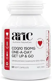 [Australian NaturalCare] CoQ10 150mg One-A-Day Get Up & Go 30 Capsules