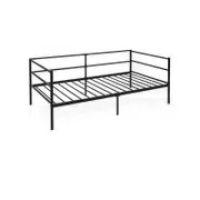 Costway Metal Daybed Frame Double Size Modern Sofa Bed Support Mattress Foundation Living Room Guest Room