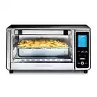 Gourmia Digital 4-Slice Toaster Oven Air Fryer with 11 Cooking Functions Stainle
