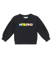 [Moschino Kids] Moschino Kids Baby printed cotton sweatshirt M 9-12 black