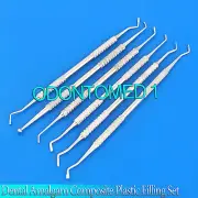 DENTAL AMALGAM COMPOSITE PLASTIC FILLING INSTRUMENTS SET DENTAL BASIC PR-0095