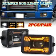For Ford F150 4-Door 2.0L 3.0L 3.5L 5.0L 2015-2020 Front Bumper LED Fog Lights (for: Ford)