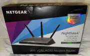 NEW! Netgear Nighthawk AC1900 (D7000v2) WiFi VDSL / ADSL Modem Router PC Apple