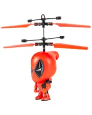 World Tech Toys Marvel 3.5 Inch Deadpool Flying Figure IR Helicopter