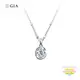 彩糖鑽工坊 GIA 鑽石 30分 D/SI2 EX 完美車工 玫瑰花鑽石項鍊