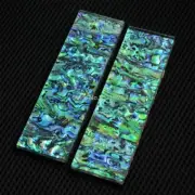 Natural Abalone Shell Board Patches 2pcs Eco-friendly for Making Knife Handle