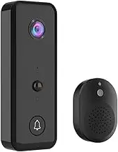 Generic Wireless Doorbell Camera 2-Way Audio Wireless Door Bell PIR Motion Detection for Home Office