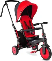 smarTrike STR3 5-in-1 Folding Baby Tricycle, Red
