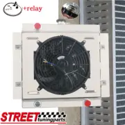 3Row Radiator+SHROUD FAN+RELAY Fit 68-80 Ford Escort Mk1 Mk2 PINTO MEXICO RS2000 (for: Ford)