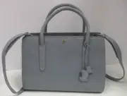 Radley London Liverpool Street Satchel Zip-Top Multiway Bag Blue-Grey Crossbody