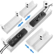Under Desk Cable Management Tray Combinable Metal Under Desk Cord Organizer U...