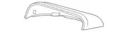 Genuine Ford 2016-2019 Explorer Exterior Mirror Cover Right BB5Z-17D742-CBPTM