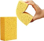 Natural Sponges Kitchen,2" Thick Extra Large Heavy Duty Scrub Sponges,Household Cleaning Sponge for Dishes,Cookware (15x10x5cm,2 Pcs)
