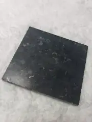 Candle Coaster Natural Stone Granite unique black matte textured finish