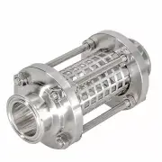 HFS(R) 2" 51Mm Flow Sanitary Sight Glass Tri-Clamp w/ Reinforced Cage SS304