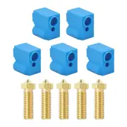 5 PCS Nozzles and Silicone Socks for Anycubic Vyper Kobra Plus 3D Printer Part