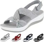 [Yubnlvae] Sandals for Women 2024 Orthopedic Arch Support Hiking Shoes Orthopedic Low Platform Sandals with Wedge Heel Sandals with Back Strap