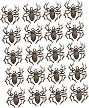 TEHAUX DIY Pendant Charms Set 20pcs 3D Alloy Spider Charms for Jewelry Making Bracelet