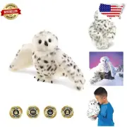 Fun Snowy Owl Hand Puppet with Flapping Wings - Perfect for Theater & Play