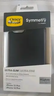 OtterBox Symmetry Series Ultra-Slim Black MagSafe Case for iPhone 14 - 15 Plus