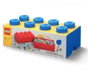 LEGO Stackable Storage Brick 8 Knobs (Blue)