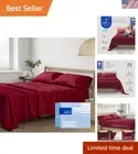 100% Cotton Sheets for King Size Bed - 400 Thread Count 4 Piece Cotton Sheet ...