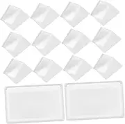 Generic 20pcs Ultra Thin Magnifying for Reading Magnification Bookmark Magnifiers for Seniors Lightweight PVC Design for Easy Portability for Books and Documents