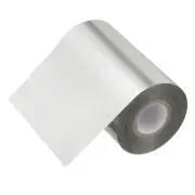 4"x400Ft Hot Stamping Foil Paper Roll,Silver Tone