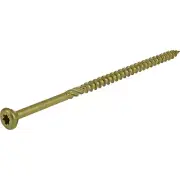 Power Pro 48616 Wood Screws, #10 x 4-1/2", Premium Outdoor Deck Screws, Rust