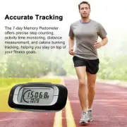 3D Sensor LCD Pedometer Step Walking Distance Calorie Counter Jogging Running AU