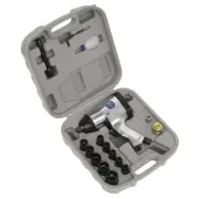 Sealey Air Impact Wrench Kit with Sockets 1/2"Sq Drive 237lb.ft 322Nm SA2/TS