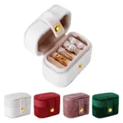 Small Jewelry Ring Box Mini Travel Jewelry Case Portable Ring Storage Case Gift