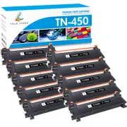 10 PK TN450 Toner Cartridge For Brother TN-420 450 Hl-2220 2240 2270DW MFC-7360N