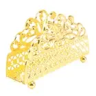 Golden Napkin Holder Iron Retro Paper Towel Dispenser Table Decoration