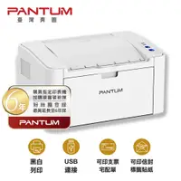 在飛比找PChome24h購物優惠-PANTUM 奔圖 P2506 黑白雷射印表機 USB連接 