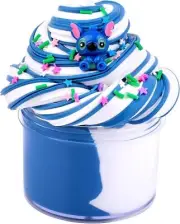 Christmas Blue Slime, Super Soft and Non-Sticky Butter Slime, DIY Slime Kit for