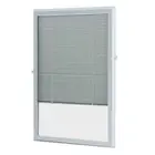 ODL White Cordless Enclosed Aluminum Blind 1/2" for 38.75" x 24.75" Door Windows