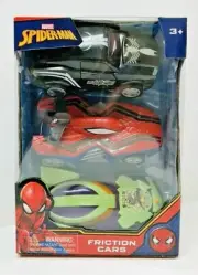 Marvel Spiderman Friction Cars - Spiderman Symbiote Spiderman Green Goblin