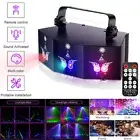 9-EYE LED Laser Projector DMX RGB Pattern Strobe Laser Scan Light DJ Disco Party