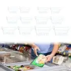 2 Pieces Freezer Storage Basket Pantry Organization for Farmhouse Hotel Shop