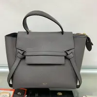 在飛比找PopChill優惠-[二手] Celine belt bag micro 灰色鯰