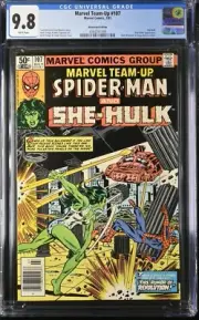 Marvel Team-Up 107 NEWSSTAND CGC 9.8 Spider-Man She-Hulk Jim Shooter 1981,