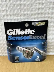 Vintage Gillette Sensor Excel 5 Cartridge Twin Blade Year 2000 Brand New Sealed