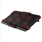Thin Ice Six-fan Touch Screen Notebook Cooler Laptop Cooler with Mobile Phone Stand