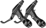 Zxpjkyu 2X Bike Hand Brake Lever Bicycle Brake Levers Handlebar Professional Upgrade Bicycles Accessories with Clamp 22mm Diameter