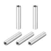 5 Pcs M3x40mm Round Aluminum Standoff Column Spacer Female for DIY