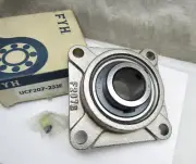 FYH UCF207-23 JE NP 1-7/16" 4-Bolt Flange Mount Bearing Nickel Plated Corr. Resi