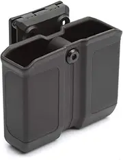 [MAXXPRO] OWB Polymer Double Magazine Holster Ambidextrous Carrier, Fits 9mm/.40 Calibers Double Stack Magazines of Glock, S&W, Sig Sauer, Springfield, Taurus, Beretta, Ruger, Walther, Canik, Colt, CZ, H