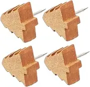 GETAJGHSD 25pcs Pine Tree Thumbtack I-Shaped Nail Wall Board Tack Cork Board Pushpin Thumbtack Bulletin Map Push Pins Thumb Decorative Decorative Pushpins Cute Jumbo Thumb Tacks TACS Wooden